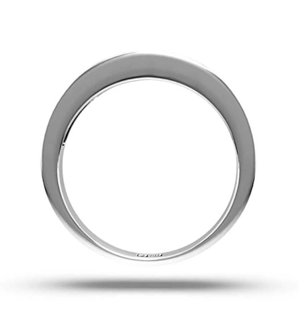 Rae 18K White Gold Lab Diamond Half Band Eternity Ring 1.00CT H/SI