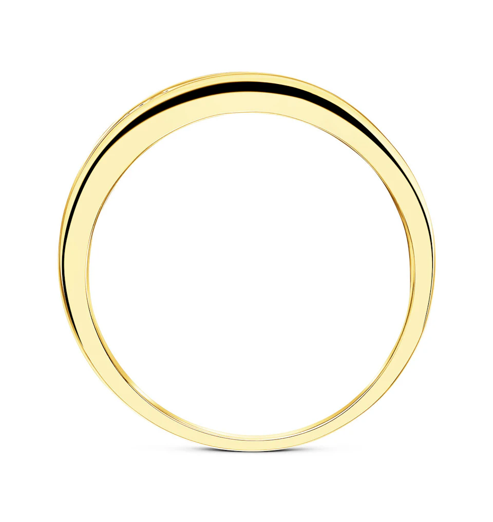Grace Half Eternity Ring 0.33CT Diamond 9K Yellow Gold