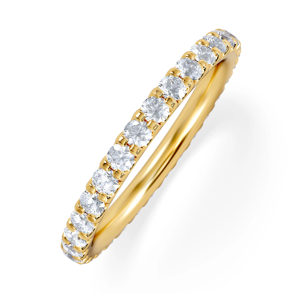 Eternity Ring Erin 18K Gold Diamond 1.00ct H/Si