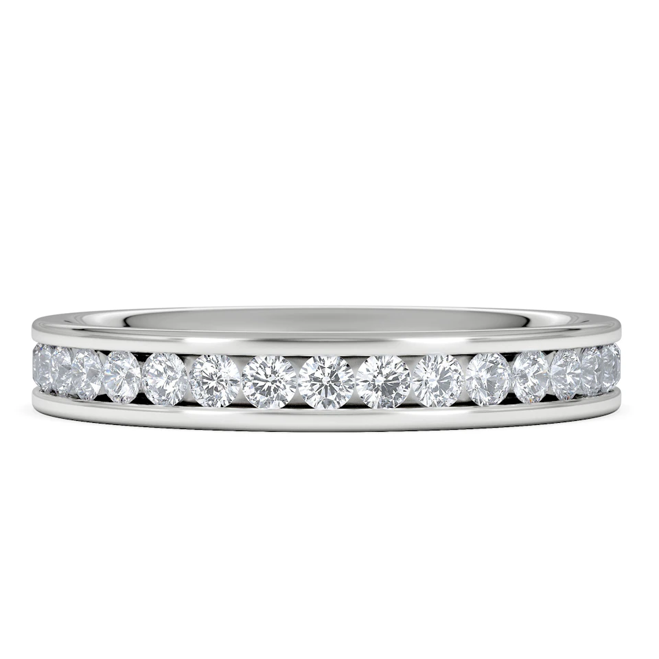 Rae Lab Diamond Eternity Ring Channel Set 1.00ct G/Vs in Platinum