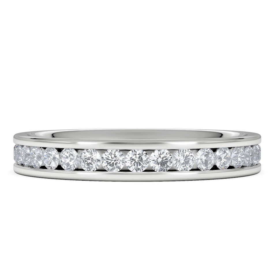 Diamond Eternity Ring Rae Channel Set 1.00ct H/Si in 18K White Gold