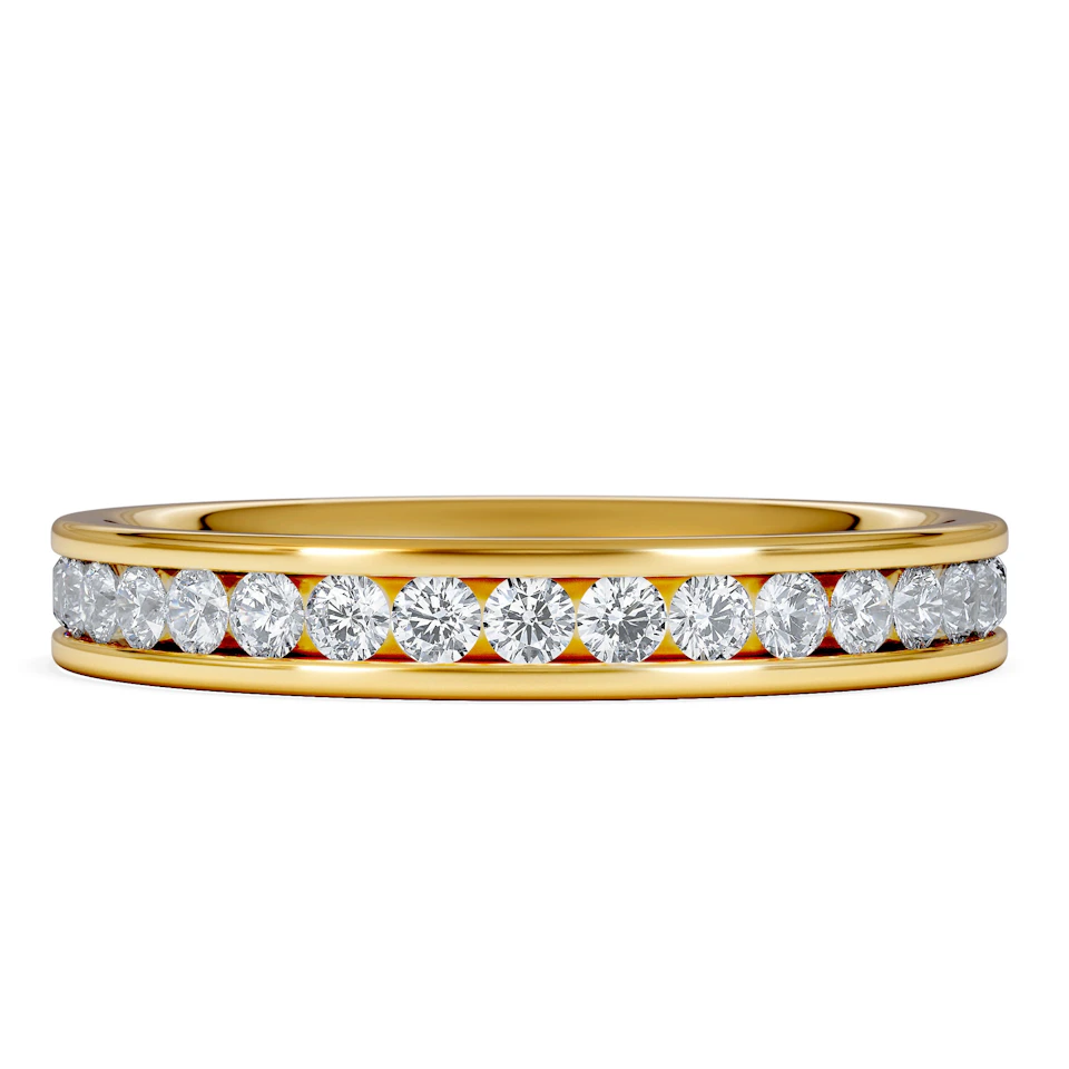 Rae Lab Diamond Eternity Ring Channel Set 1.00ct G/Vs in 18K Gold