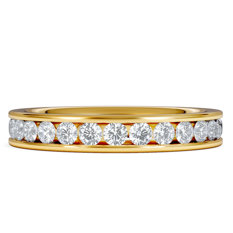 Diamond Eternity Ring Rae Channel Set 1.50ct H/Si in 18K Gold