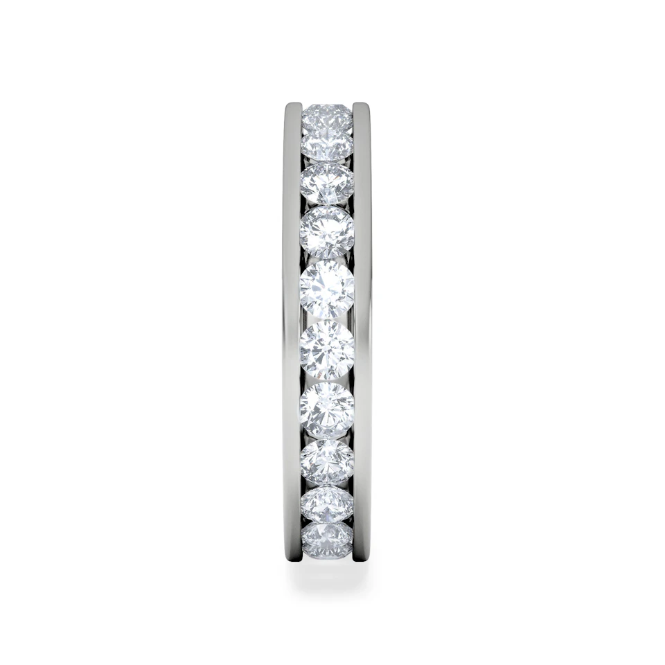 Rae Lab Diamond Eternity Ring Channel Set 2.00ct G/Vs 18K White Gold