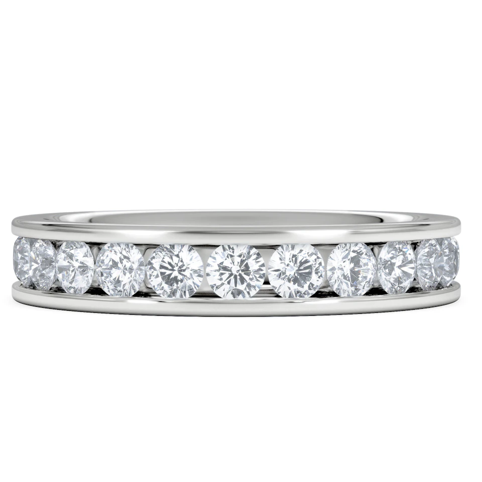 Diamond Eternity Ring Rae Channel Set 2.00ct G/Vs in Platinum