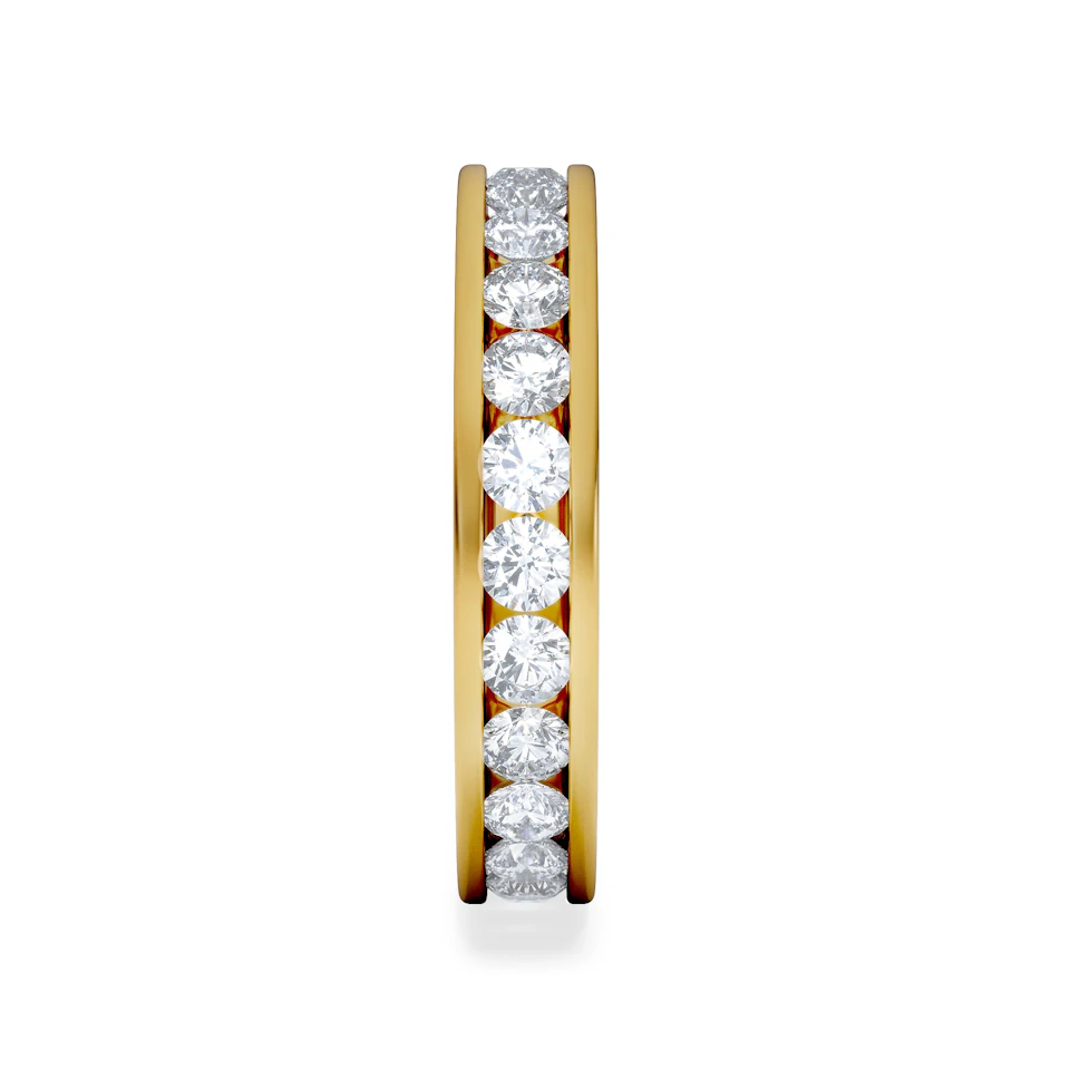 Rae Lab Diamond Eternity Ring Channel Set 2.00ct G/Vs in 18K Gold