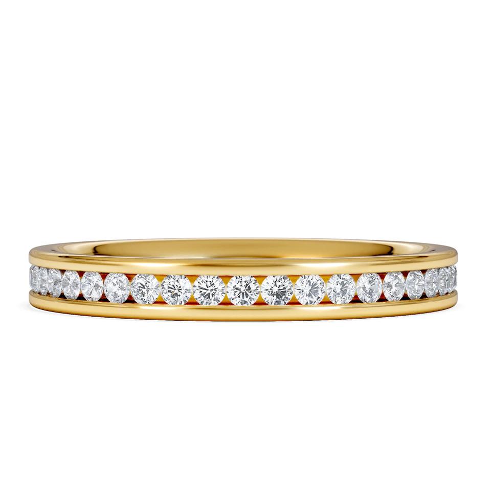 Diamond Eternity Ring Rae Channel Set 0.50ct H/Si in 18K Gold