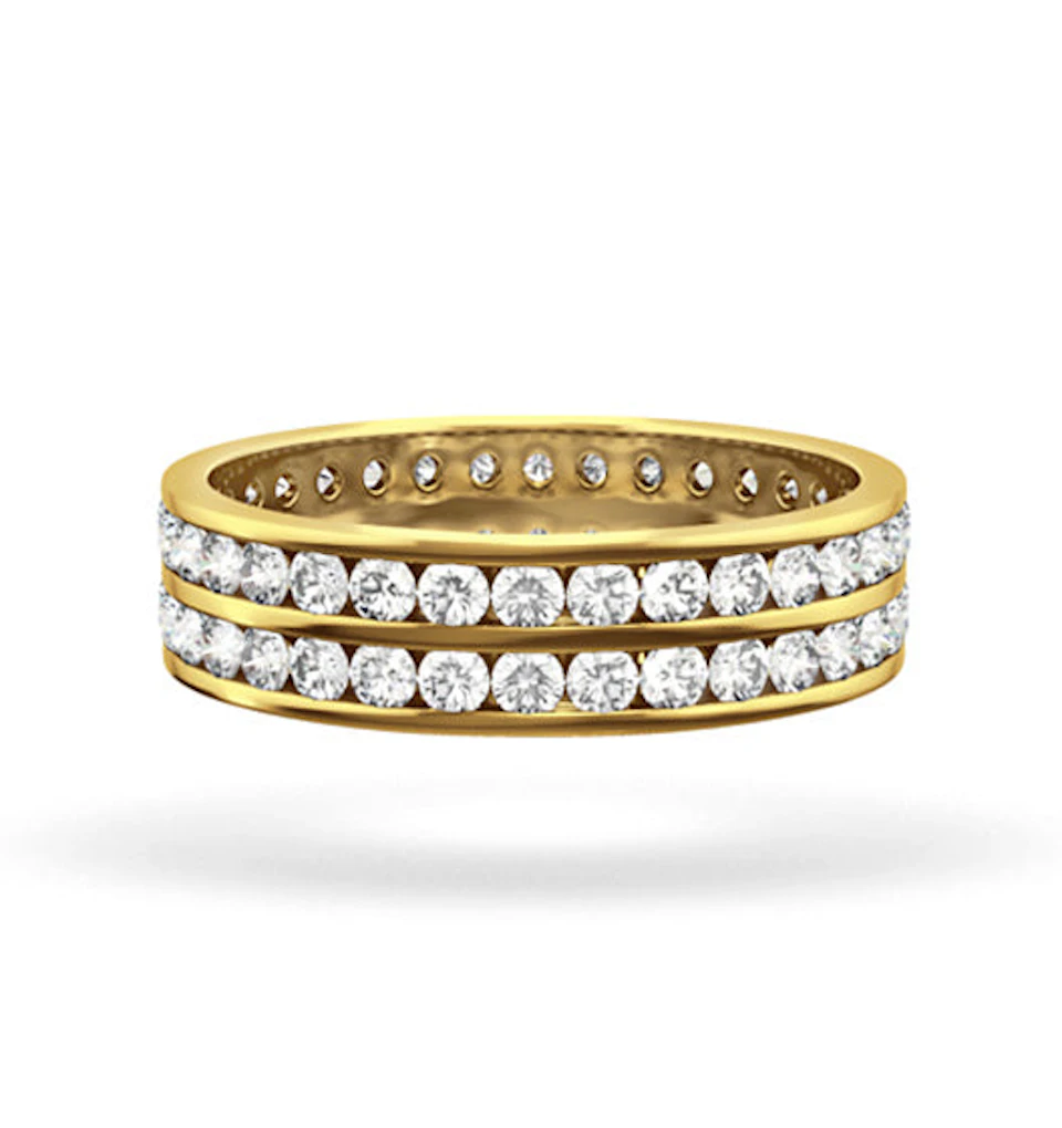 Eternity Ring Lucy 18K Gold Diamond 1.00ct H/Si