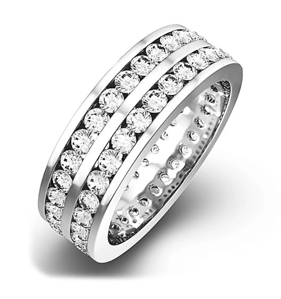 Eternity Ring Lucy 18K White Gold Diamond 2.00ct G/Vs