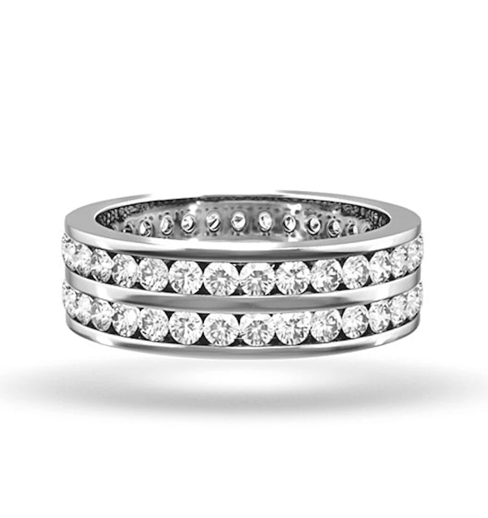 Eternity Ring Lucy 18K White Gold Diamond 2.00ct G/Vs