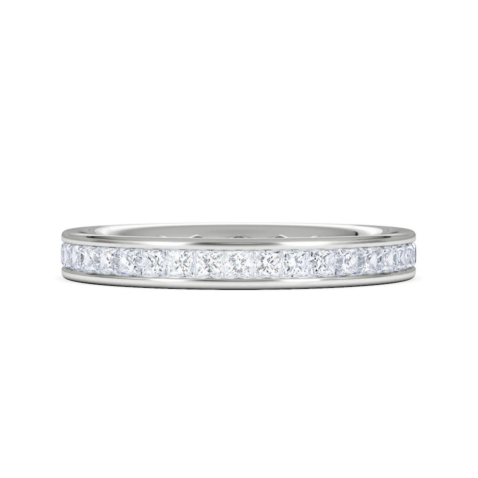 Eternity Ring Lauren 18K White Gold Diamond 1.00ct H/Si