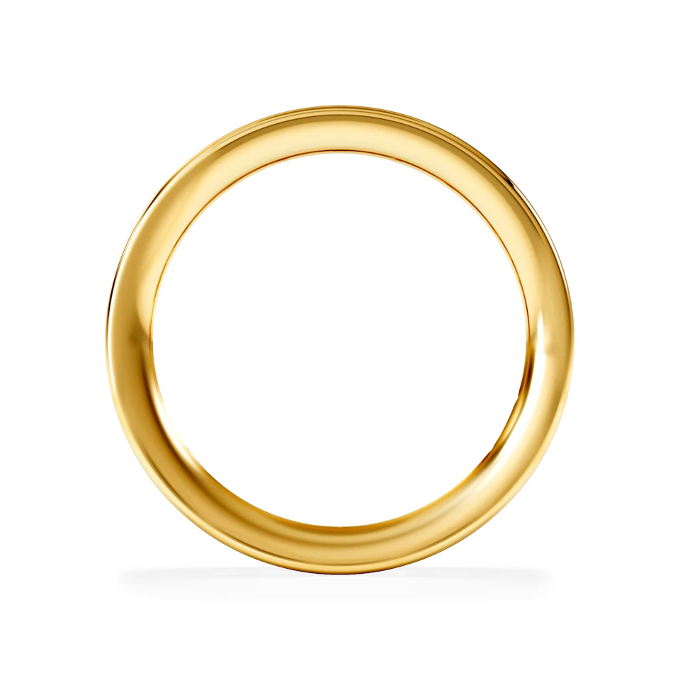 Mens 1ct G/Vs Diamond 18K Gold Full Band Ring