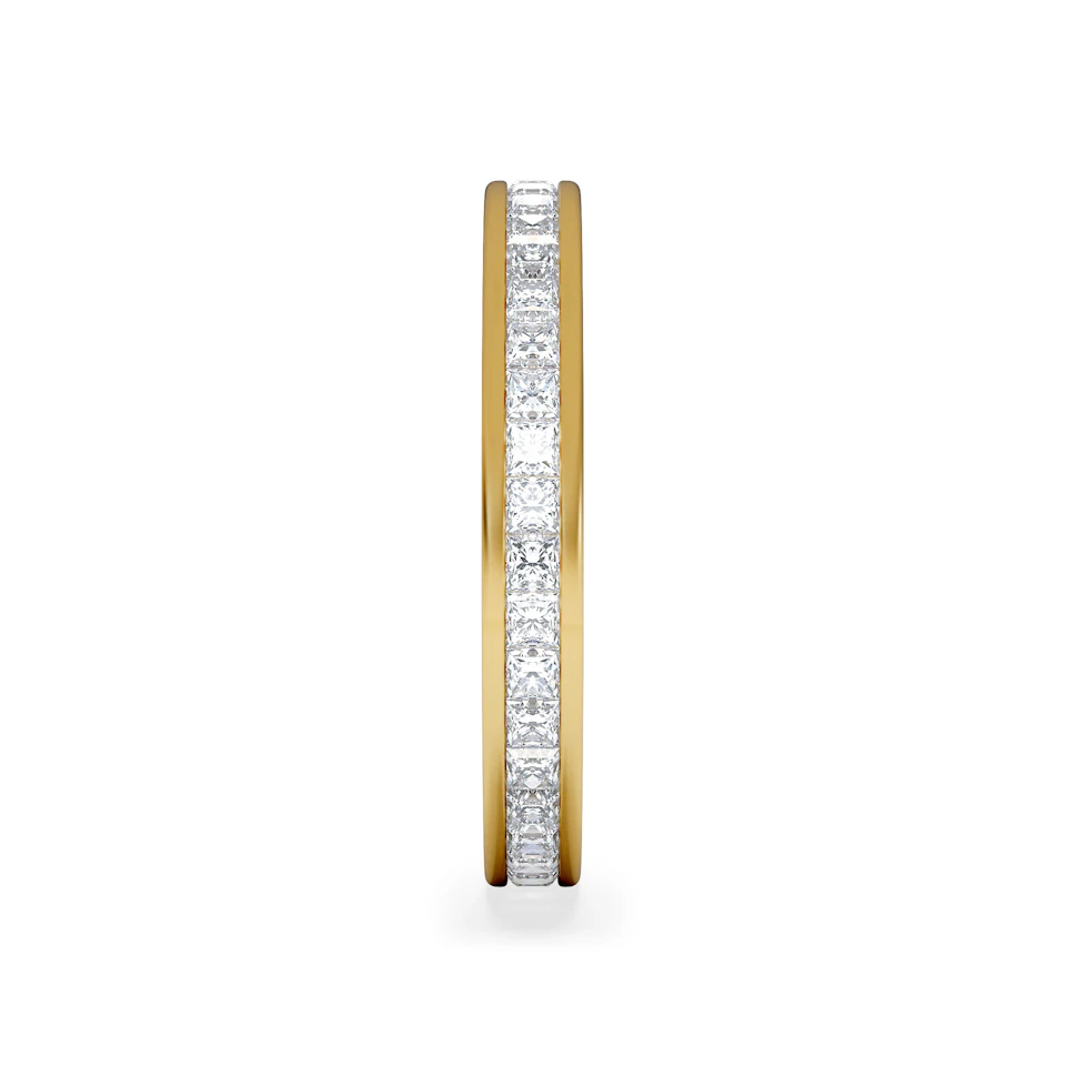 Lauren Lab Princess Diamond Eternity Ring 18K Gold 1.00ct G/Vs