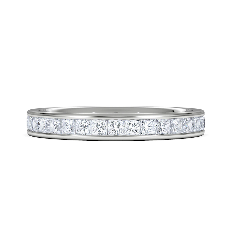 Eternity Ring Lauren 18K White Gold Diamond 1.50ct G/Vs
