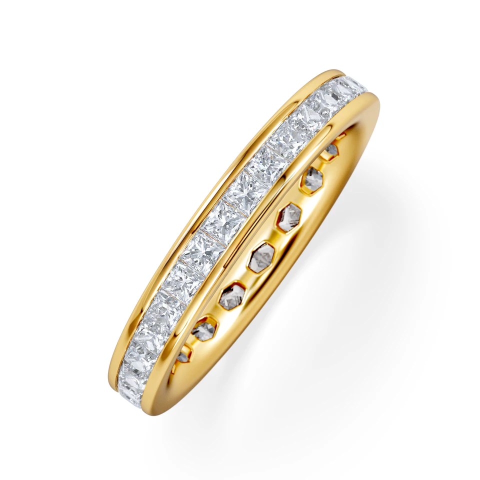 Eternity Ring Lauren 18K Gold Diamond 1.50ct G/Vs