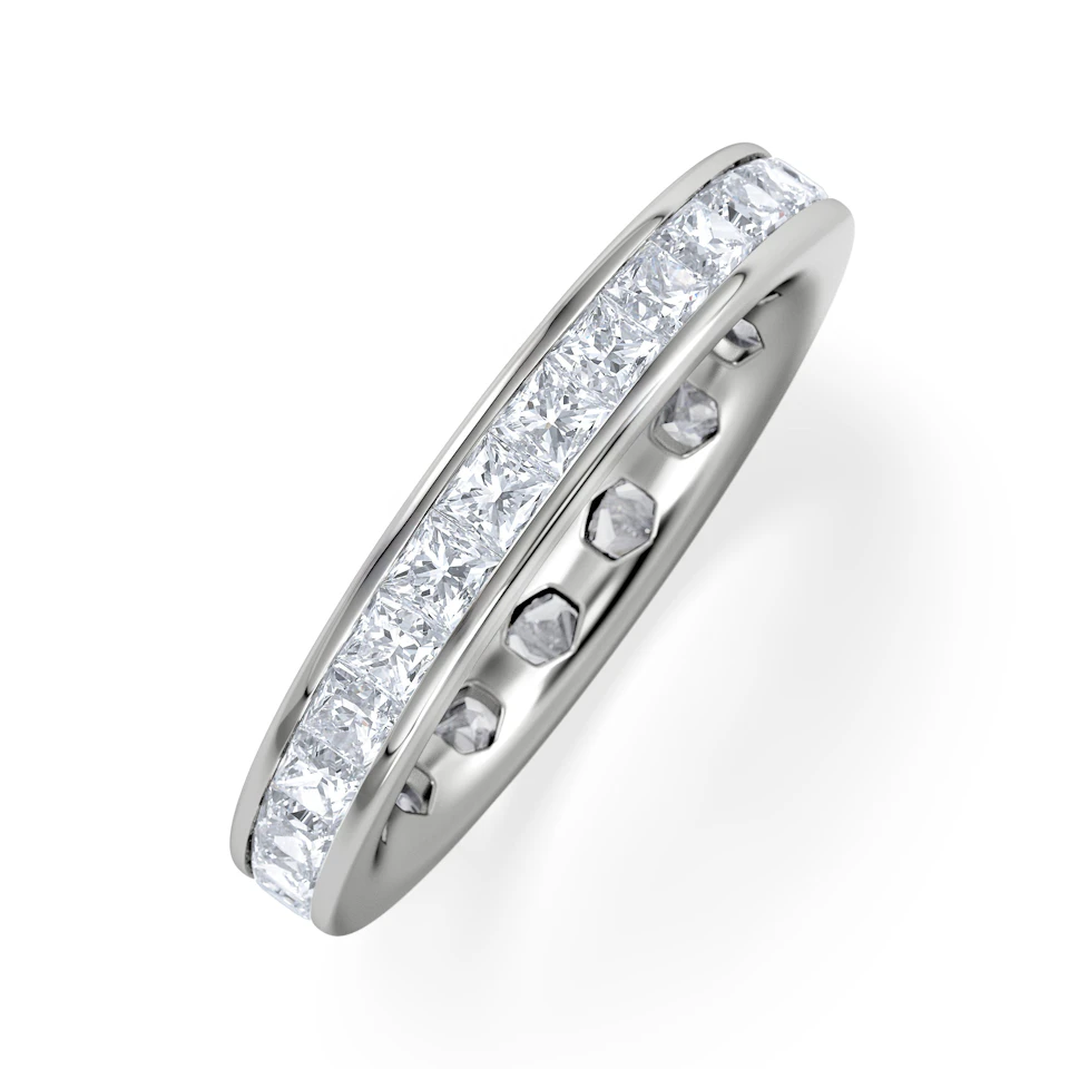 Eternity Ring Lauren 18K White Gold Diamond 2.00ct G/Vs