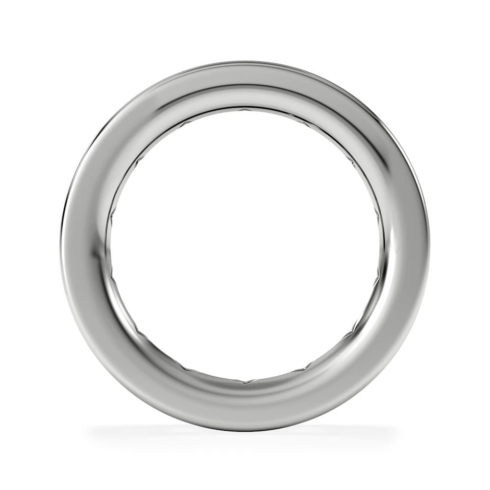 Mens 3ct G/Vs Diamond Platinum Full Band Ring