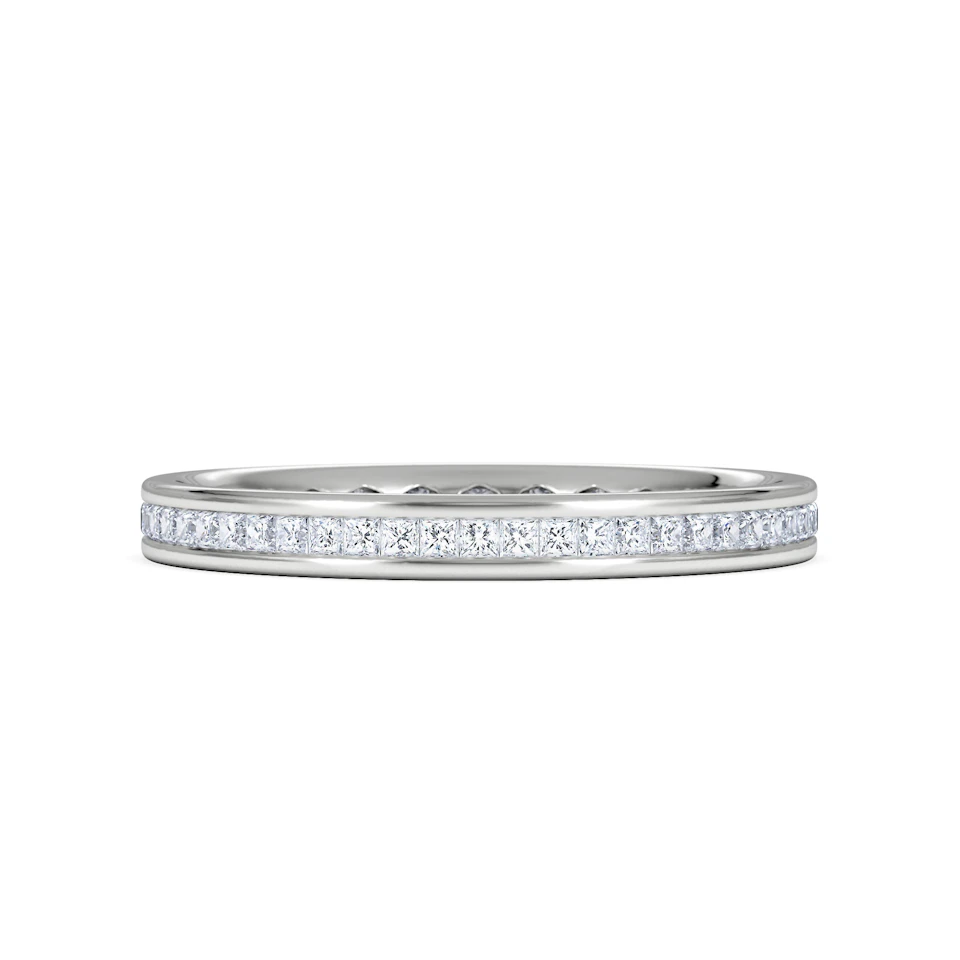 Eternity Ring Lauren Platinum Diamond 0.50ct H/Si