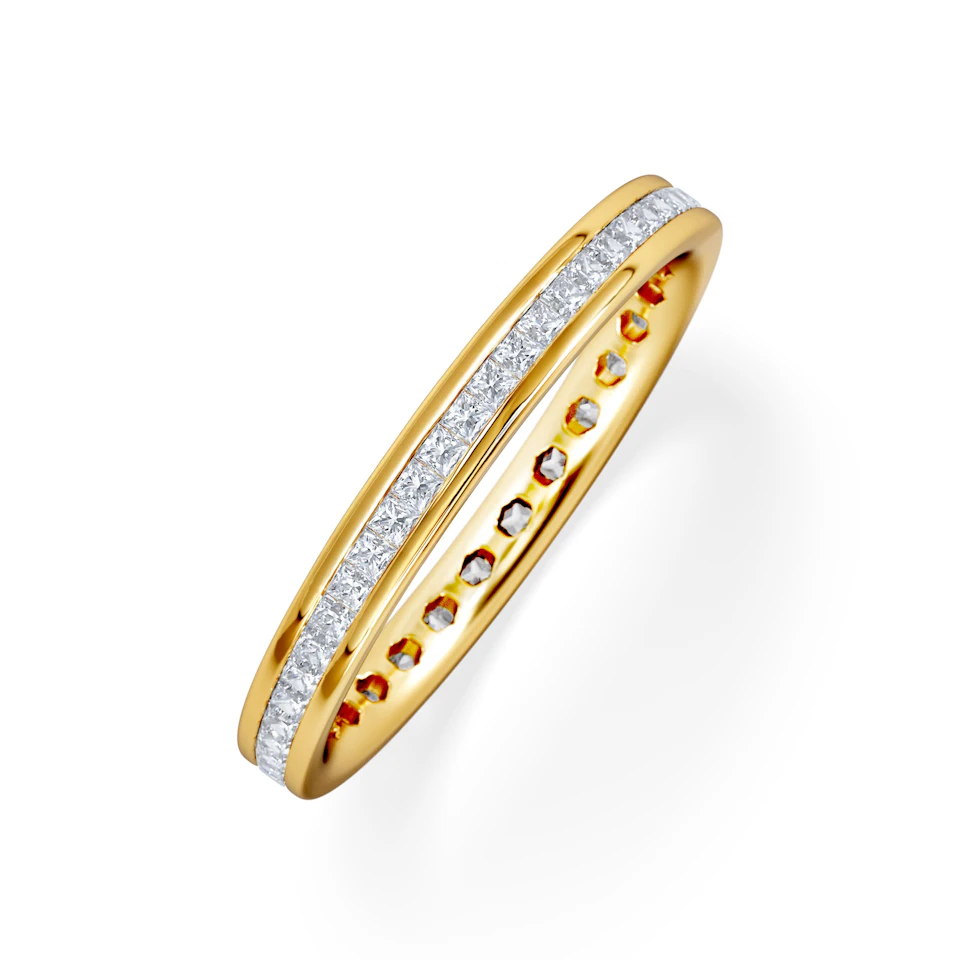 Eternity Ring Lauren 18K Gold Diamond 0.50ct H/Si