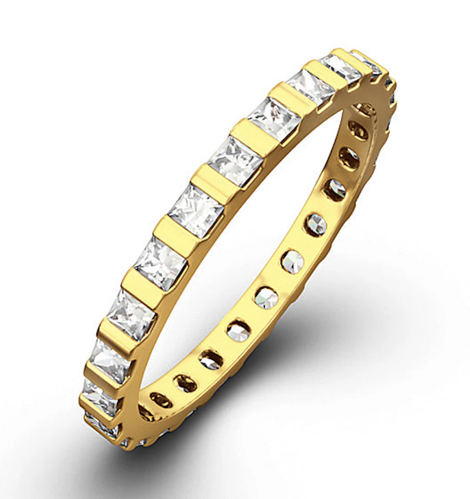 Eternity Ring Olivia 18K Gold Diamond 2.00ct H/Si