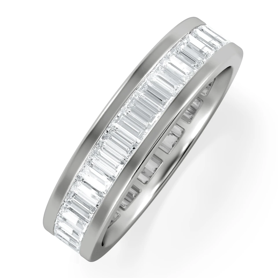 Eternity Ring Grace Platinum Diamond 1.50ct H/Si
