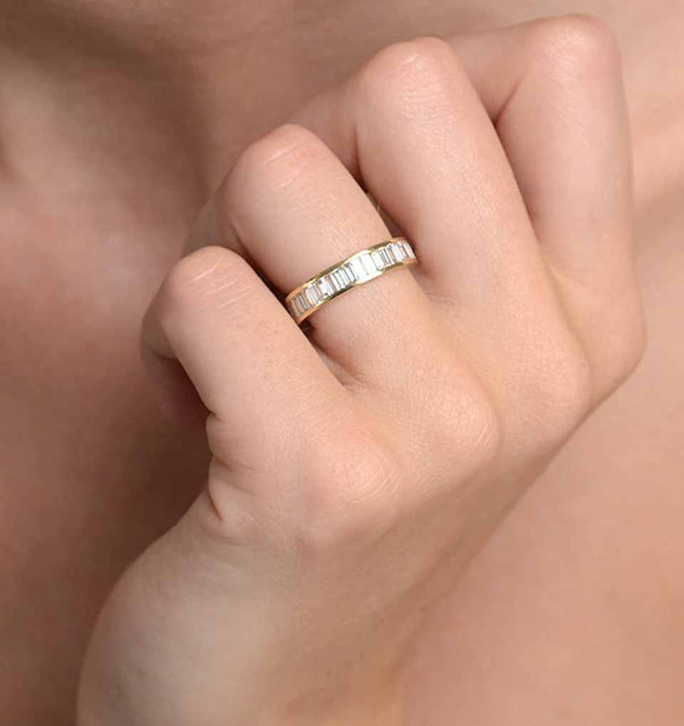 Eternity Ring Grace 18K Gold Diamond 1.50ct H/Si