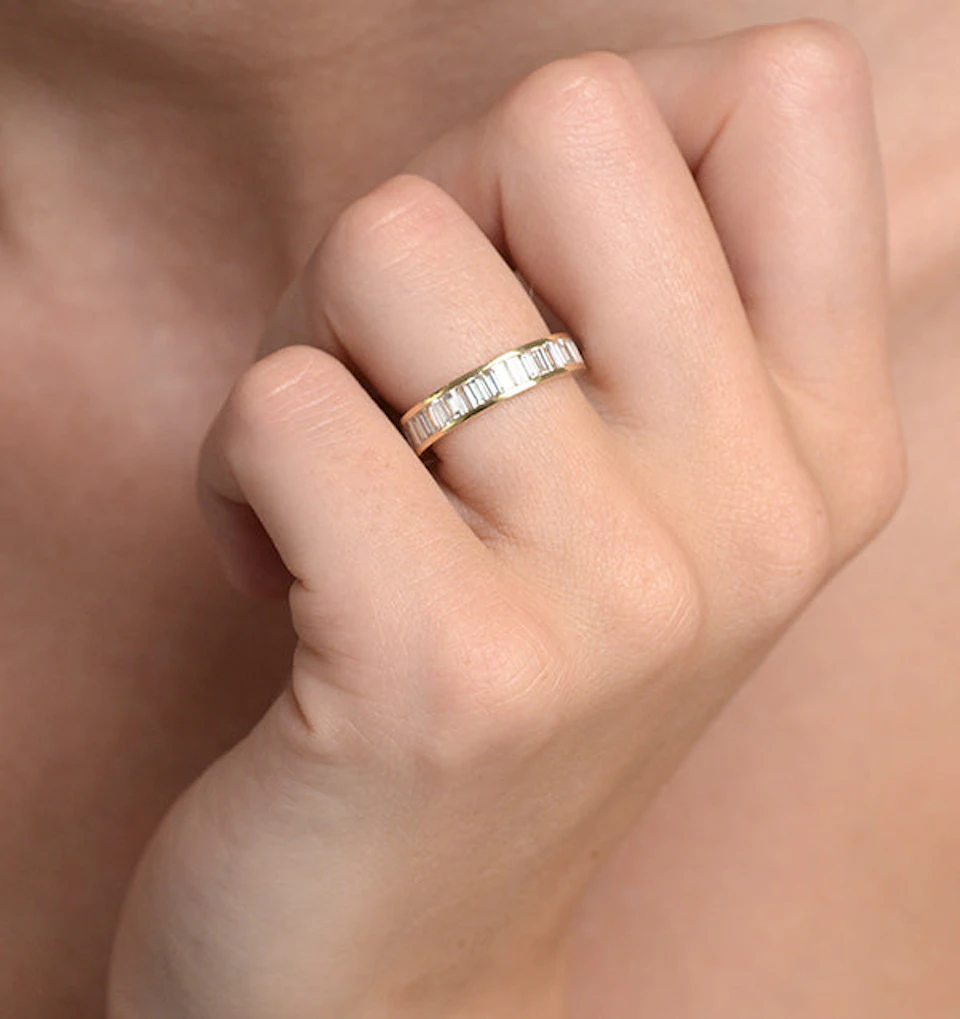 Eternity Ring Grace 18K Gold Diamond 1.50ct G/Vs