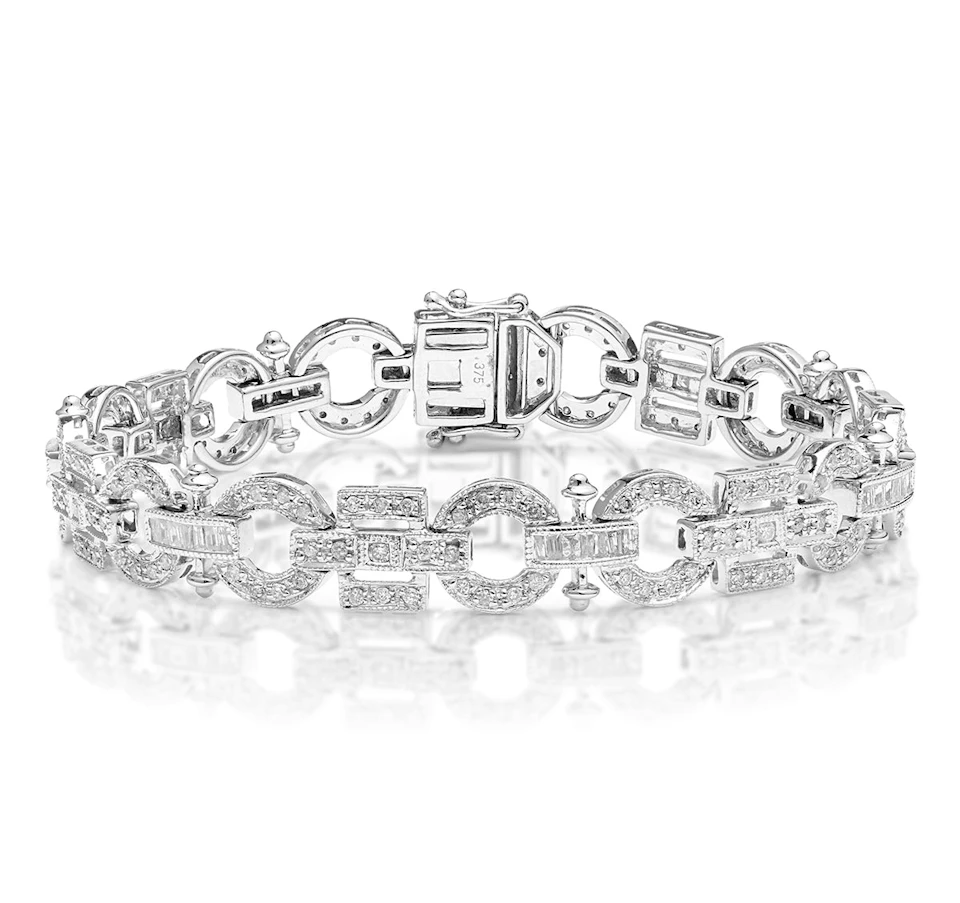 Everyday Bracelet 2.50CT Diamond 9K White Gold