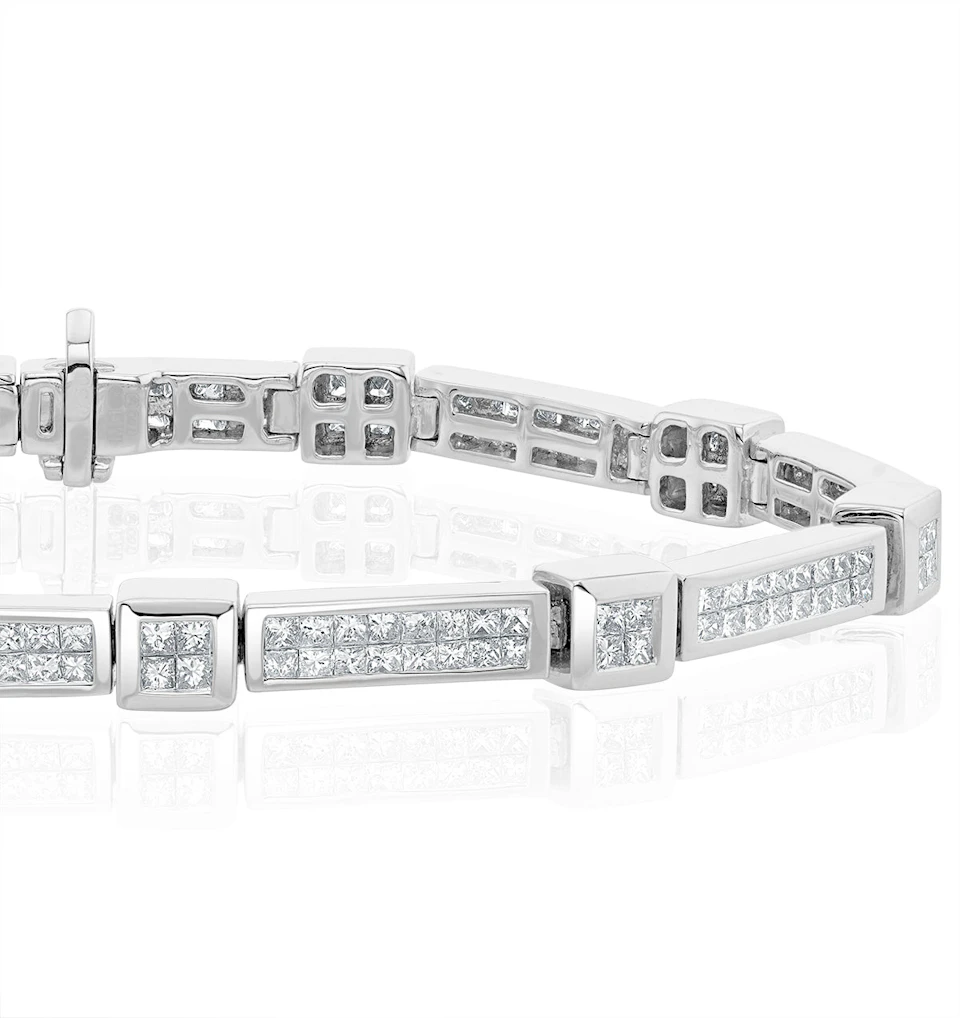 Evening Bracelet 4.25CT Diamond 18KW