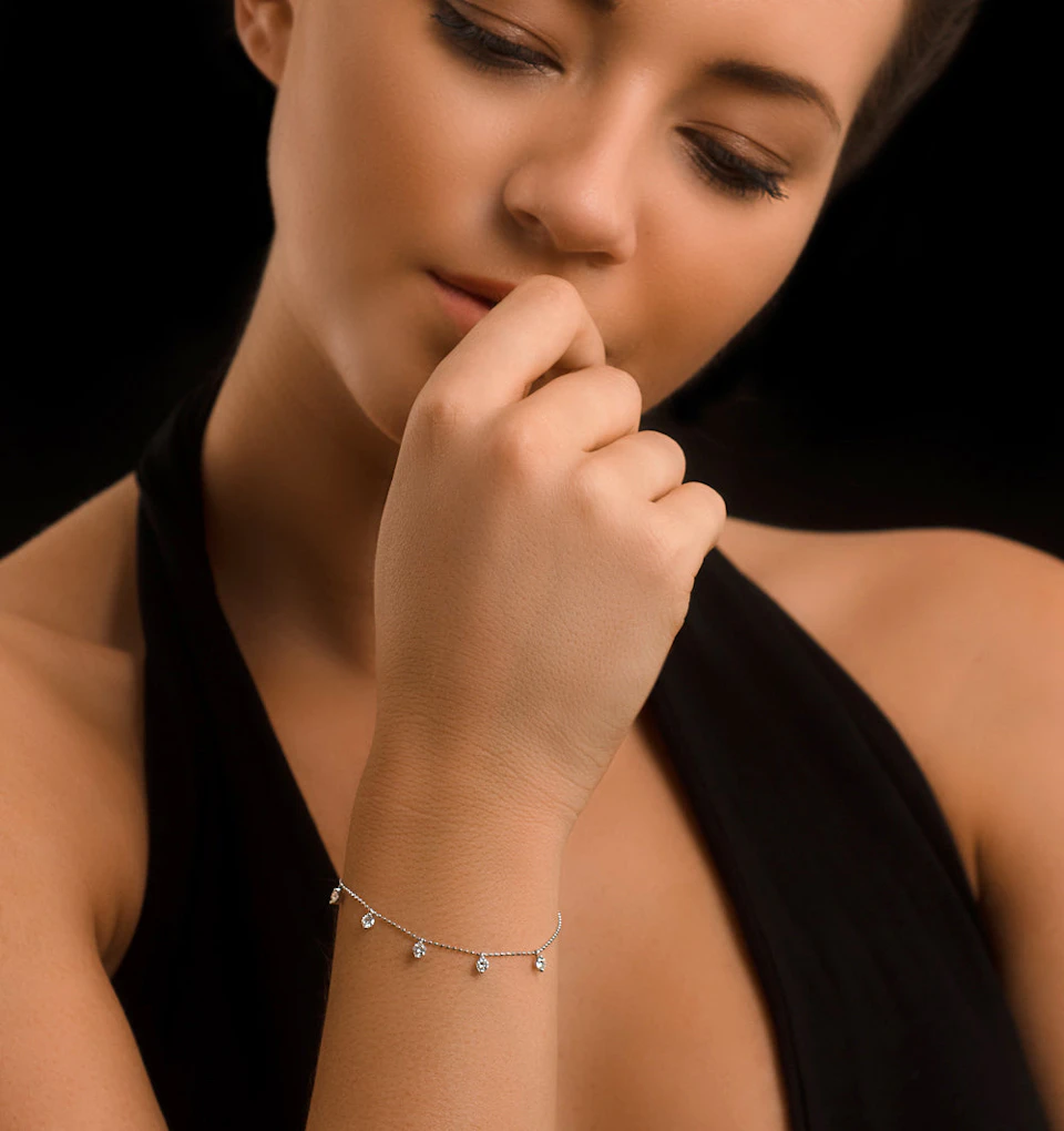 Vivara Lab Diamond Bracelet 0.50ct H/SI in 9K Yellow Gold