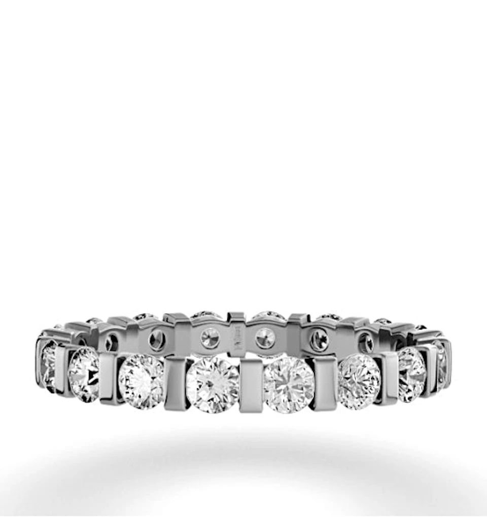 Eternity Ring Hannah Platinum Diamond 1.00ct H/Si