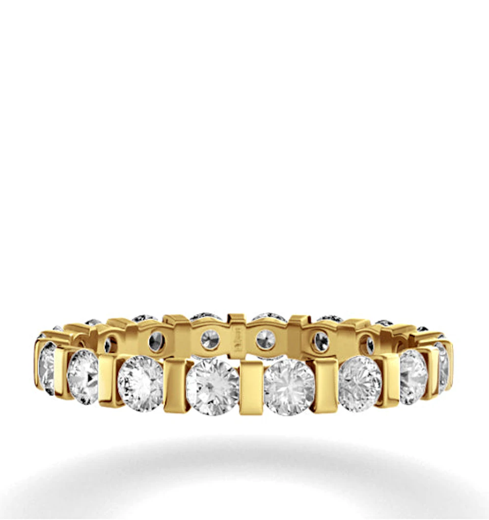 Eternity Ring Hannah 18K Gold Diamond 1.00ct H/Si