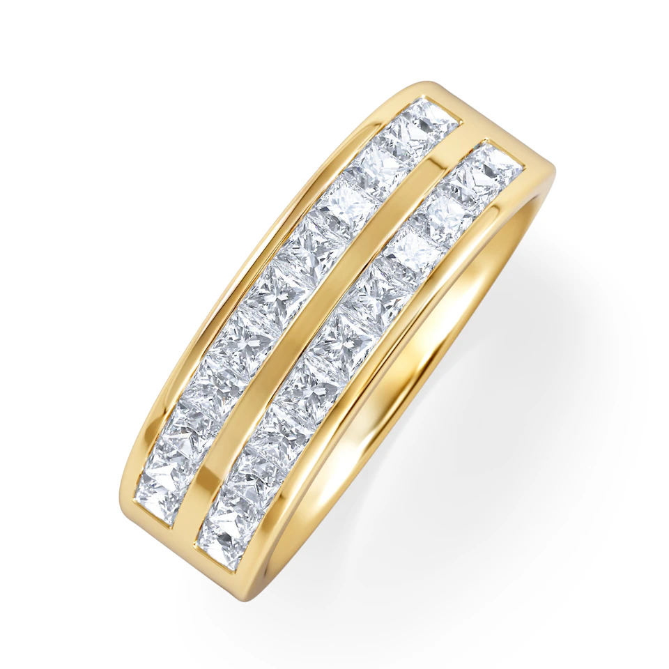 Holly 18K Gold Diamond Eternity Ring 1.50CT G/VS