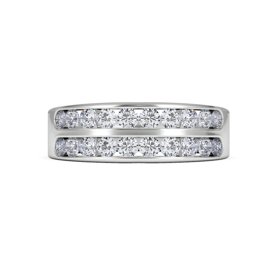 LUCY 18K White Gold Diamond ETERNITY RING 1.00CT G/VS