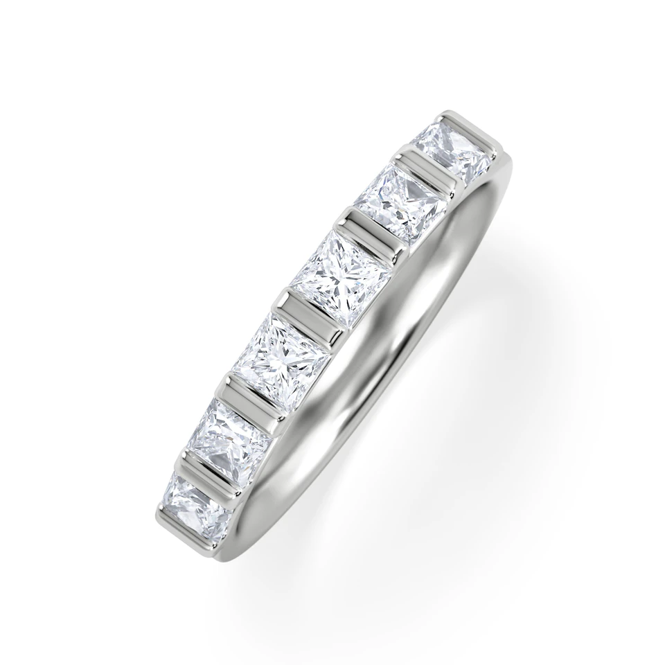 OLIVIA 18K White Gold Diamond ETERNITY RING 1.00CT H/SI