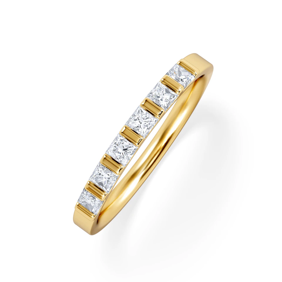 OLIVIA 18K Gold Diamond ETERNITY RING 0.50CT H/SI