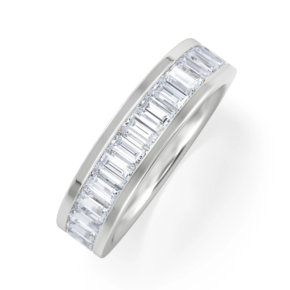 Grace Platinum Diamond Eternity Ring 1.50CT H/SI