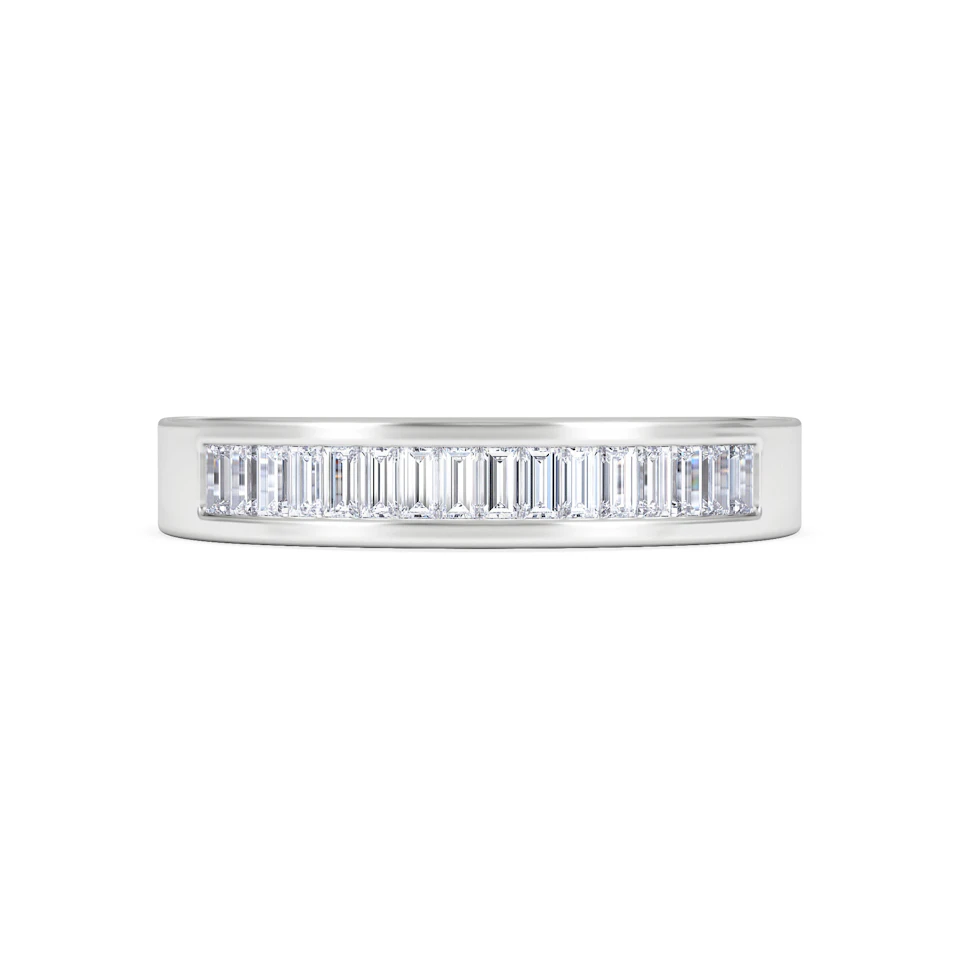 GRACE PLATINUM Diamond ETERNITY RING 0.50CT H/SI