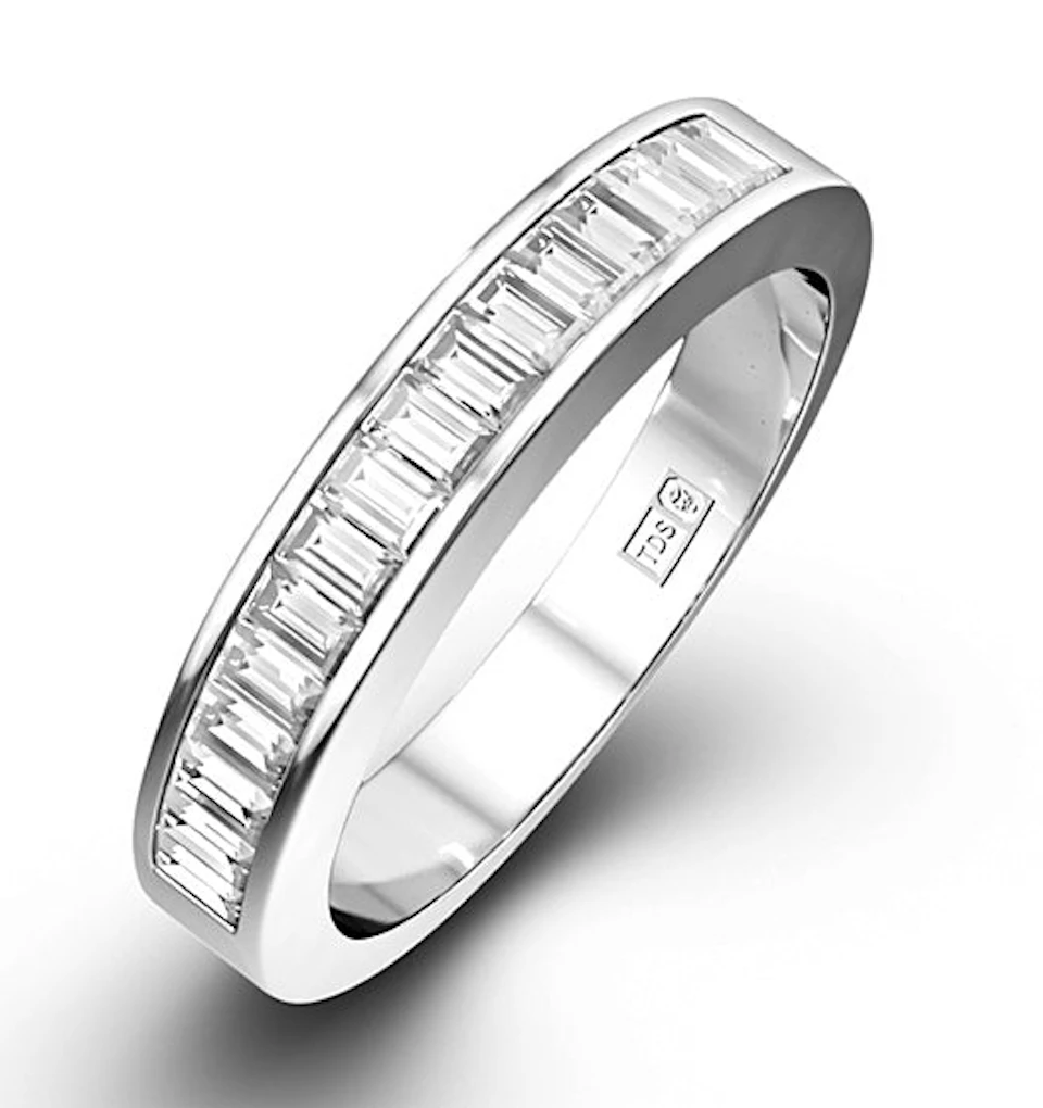 GRACE PLATINUM Diamond ETERNITY RING 0.50CT G/VS