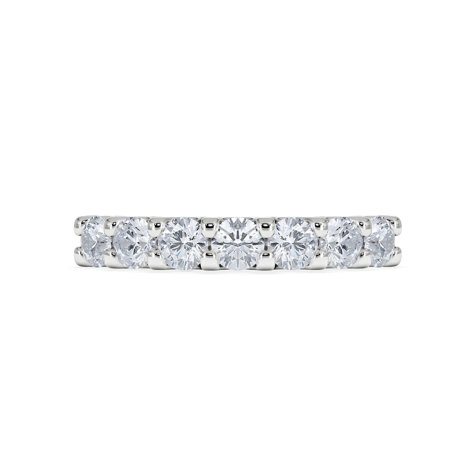 Chloe 18K White Gold Lab Diamond Eternity Ring 1.00ct G/Vs