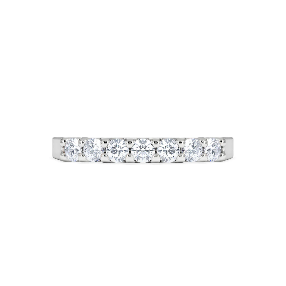 Chloe 18K White Gold Lab Diamond Eternity Ring 0.50ct G/Vs