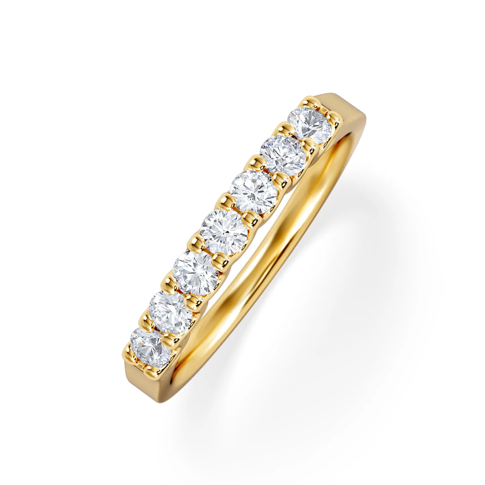 Chloe 18K Gold Lab Diamond Eternity Ring 0.50ct F/VS