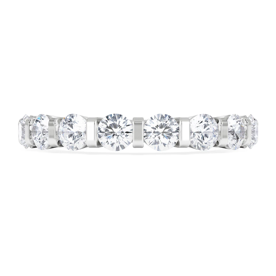 HANNAH PLATINUM Diamond ETERNITY RING 1.00CT H/SI