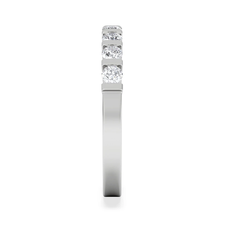 HANNAH PLATINUM Diamond ETERNITY RING 0.50CT H/SI