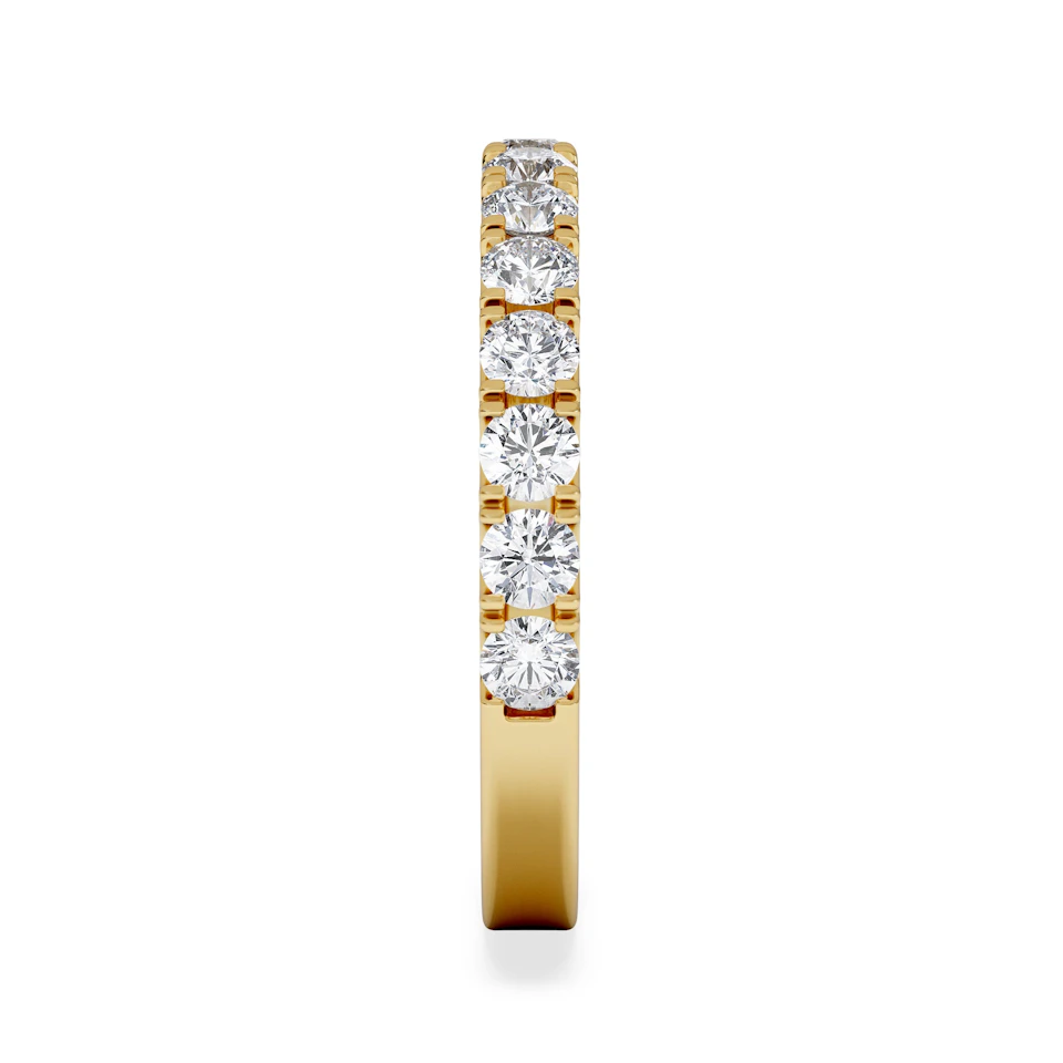 15 Stone Chloe 18K Gold Diamond Eternity Ring 1.00ct H/Si