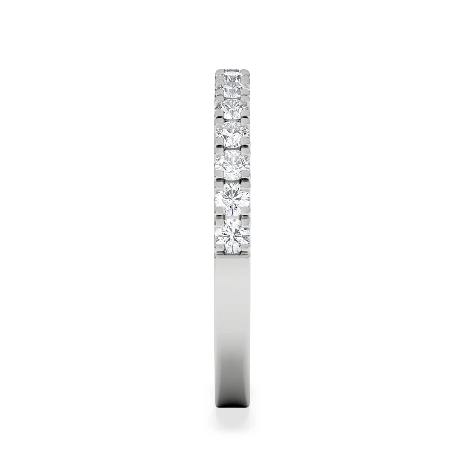 15 Stone Chloe 18K White Gold Diamond Eternity Ring 0.50ct G/Vs