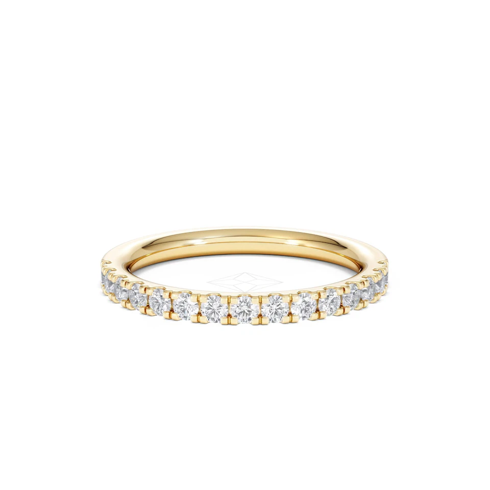 15 Stone Chloe 18K Gold Diamond Eternity Ring 0.50ct G/Vs