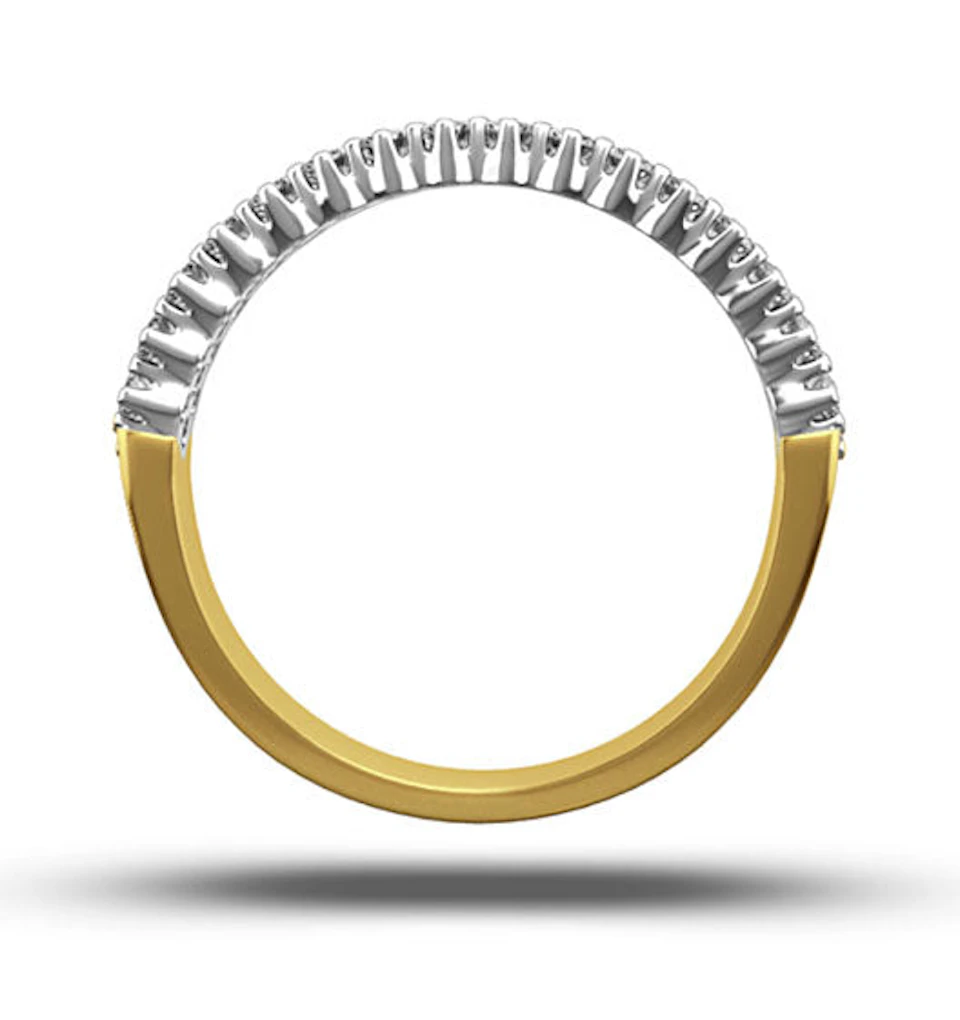 JASMINE 18K Gold Diamond ETERNITY RING 1.00CT H/SI