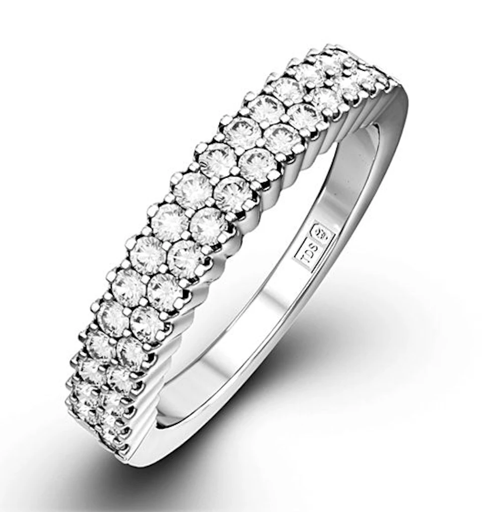 SOPHIE PLATINUM Diamond ETERNITY RING 0.50CT G/VS