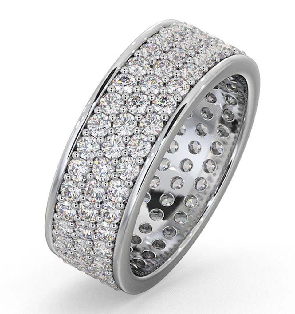 Eternity Ring Tia 18KW Diamond 2.00ct H/Si